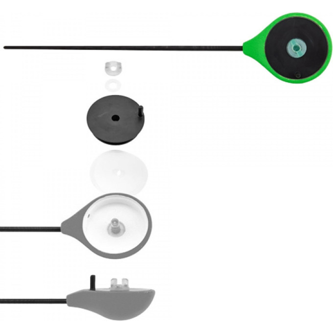 Удочка-Балалайка зимняя SALMO Handy Ice Rod Зеленая 414-03